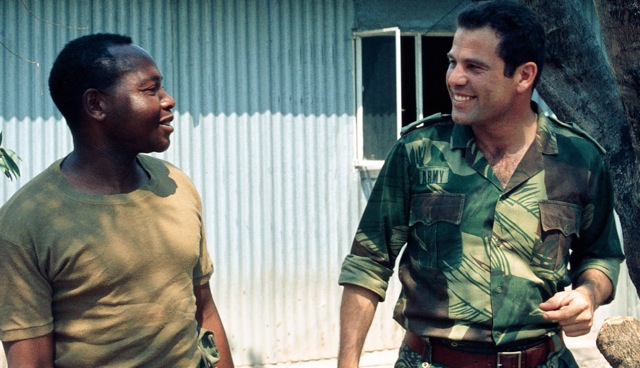 Company Sergeant Major J. Chitereka & Capt. Joe C. Smith, Zimbabwe/Rhodesia Mar. 1979